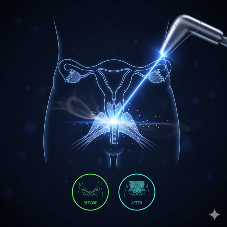 Stres Tipi İdrar Kaçırma ve Lazerle Doku Desteği